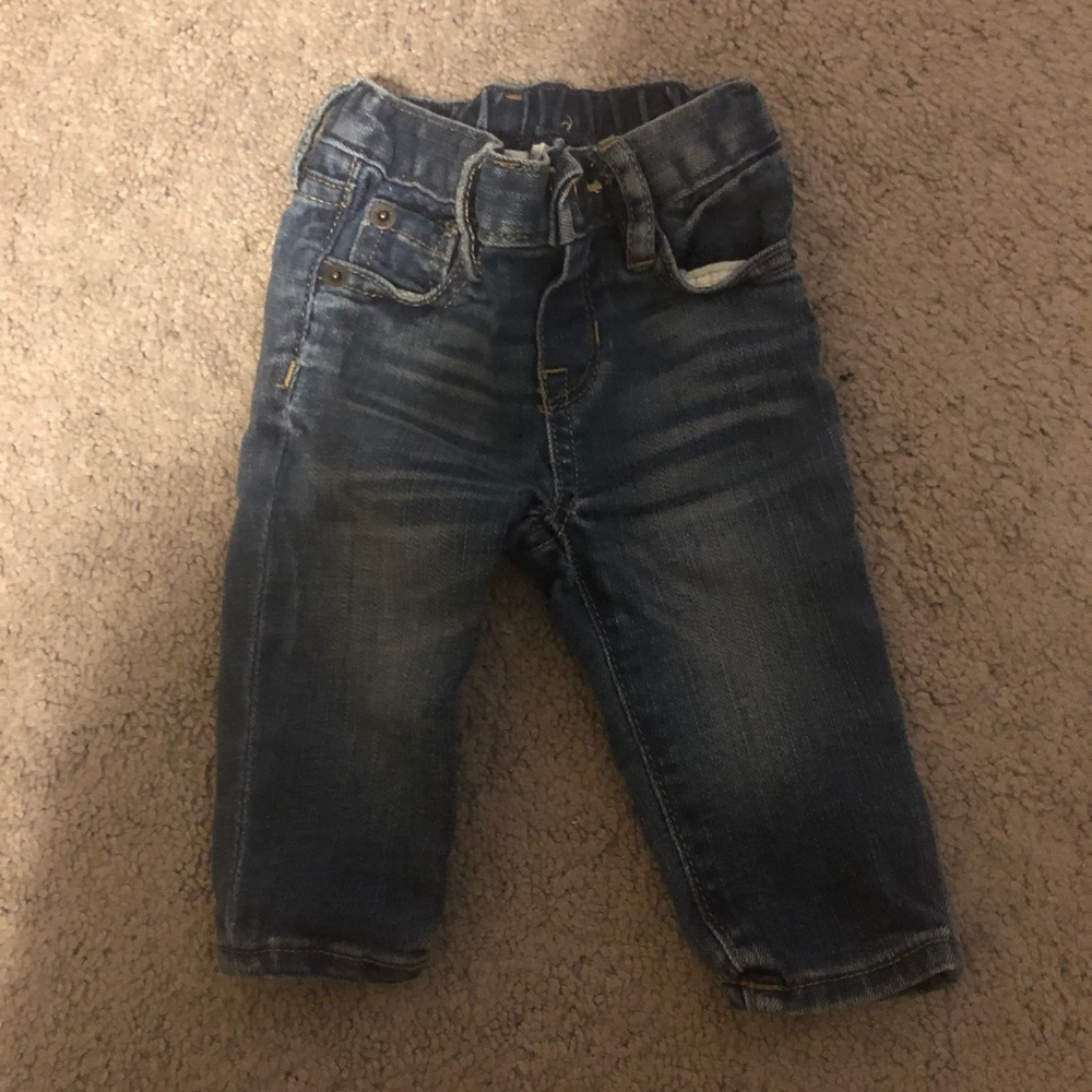 Baby gap skinny jeans REAL denim 3-6 mo